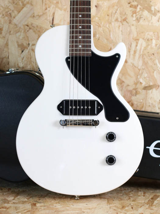 2022 Epiphone Billie Joe Armstrong Les Paul Junior in White w/OHSC - Pre-owned