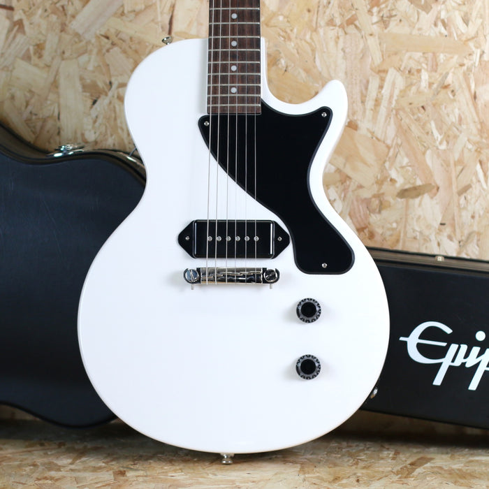 2022 Epiphone Billie Joe Armstrong Les Paul Junior in White w/OHSC - Pre-owned