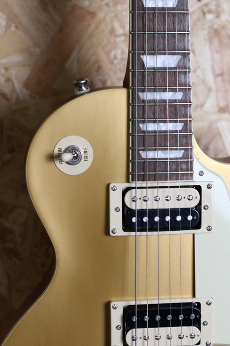 2021 Epiphone Les Paul Classic Worn, Worn Metallic Gold - Pre-Owned