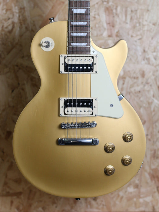 2021 Epiphone Les Paul Classic Worn, Worn Metallic Gold - Pre-Owned