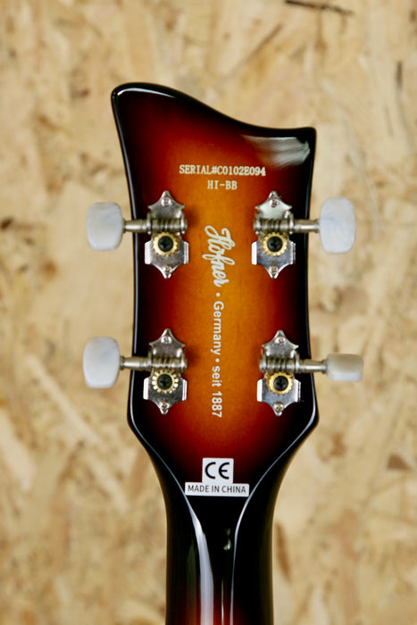 Hofner Ignition Violin Bass Guitar in Sunburst - B-Stock