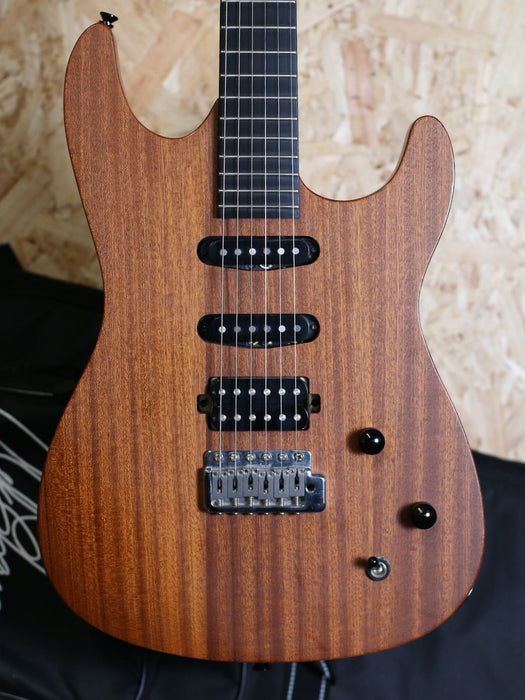 Chapman ML-1 MIK Electric Guitar in Natural Mahogany Finish w/Gigbag - Pre-owned