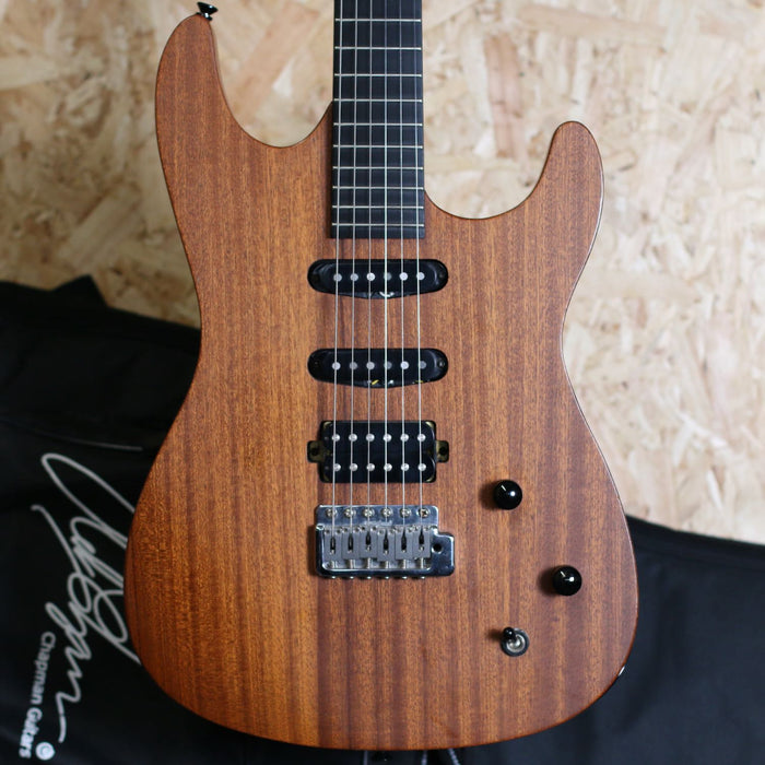 Chapman ML-1 MIK Electric Guitar in Natural Mahogany Finish w/Gigbag - Pre-owned
