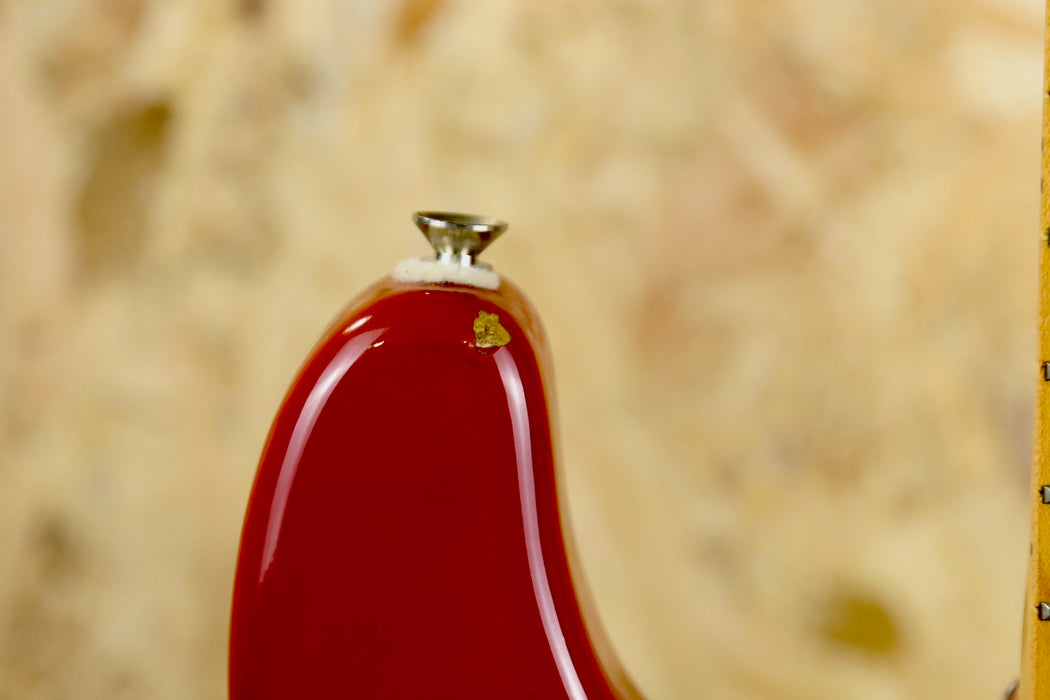 80/90's MIK Squier Stratocaster in Faded Red w/Maple - Pre-Owned