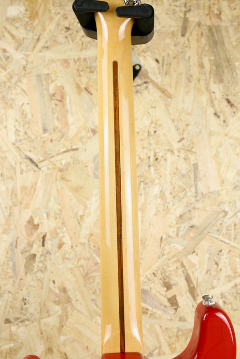 80/90's MIK Squier Stratocaster in Faded Red w/Maple - Pre-Owned