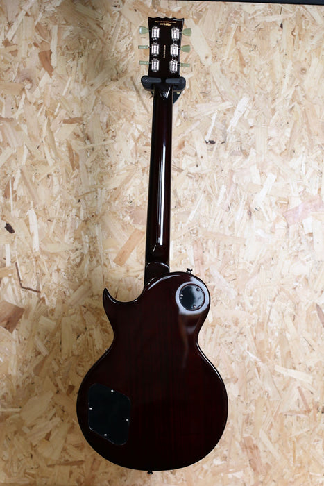 Vintage V100 Electric Guitar Flamed Iced Tea Burst - Pre-owned