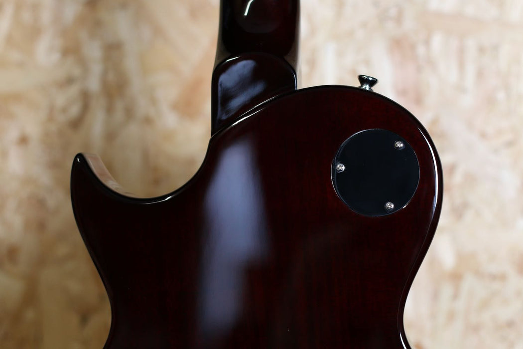 Vintage V100 Electric Guitar Flamed Iced Tea Burst - Pre-owned