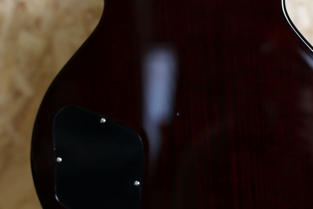 Vintage V100 Electric Guitar Flamed Iced Tea Burst - Pre-owned