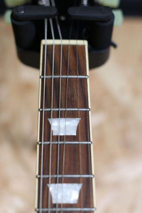 Vintage V100 Electric Guitar Cherry Red Burst AA Flame - Pre-owned