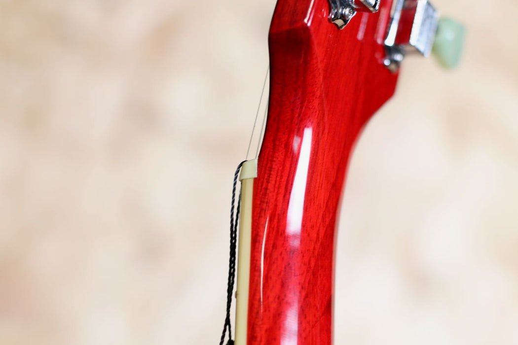 Vintage V100 Electric Guitar Cherry Red Burst AA Flame - Pre-owned