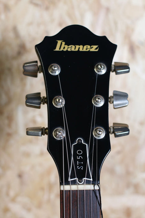 1979 Ibanez ST-50 Japan Electric Guitar in Black - Pre-owned