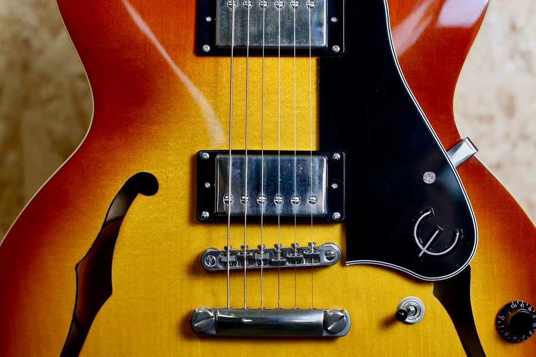 2018 Epiphone ES-335 PRO Limited Custom Shop Edition - Amber Burst - Pre-owned