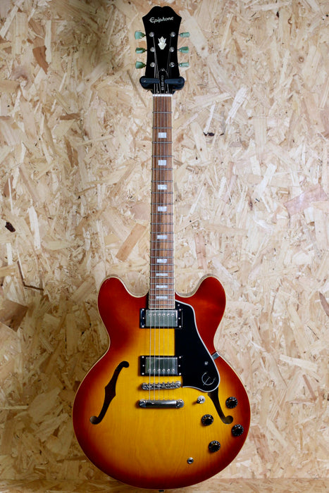 2018 Epiphone ES-335 PRO Limited Custom Shop Edition - Amber Burst - Pre-owned