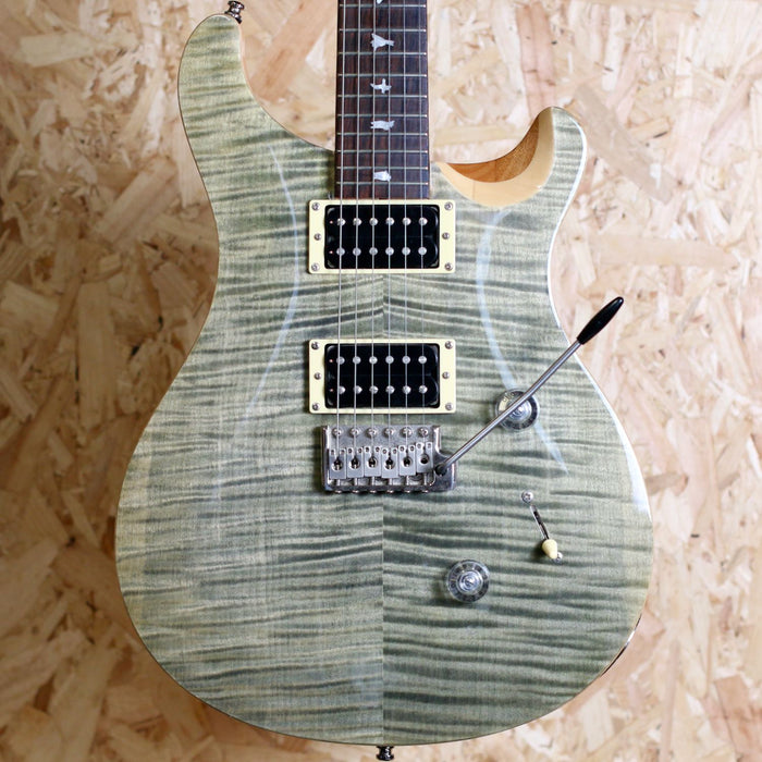 2018 PRS SE Custom 24 Trampas Green Flame Top w/Gigbag - Pre-owned