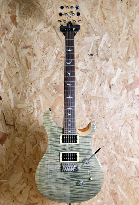 2018 PRS SE Custom 24 Trampas Green Flame Top w/Gigbag - Pre-owned