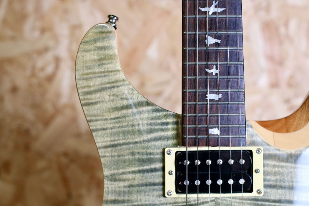 2018 PRS SE Custom 24 Trampas Green Flame Top w/Gigbag - Pre-owned