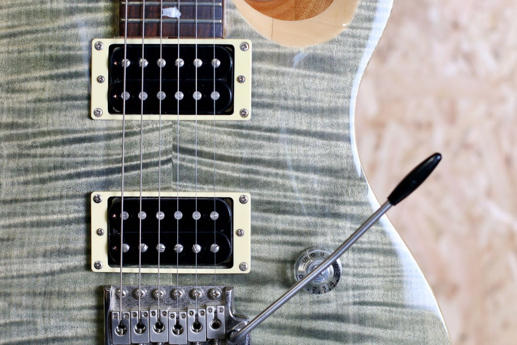 2018 PRS SE Custom 24 Trampas Green Flame Top w/Gigbag - Pre-owned