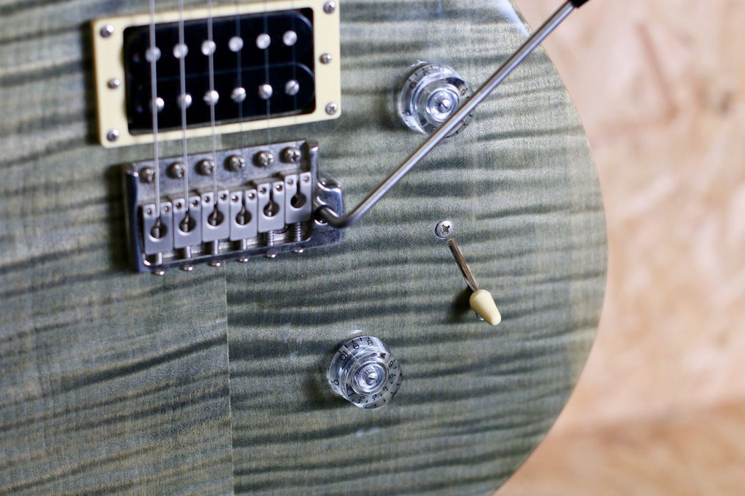 2018 PRS SE Custom 24 Trampas Green Flame Top w/Gigbag - Pre-owned