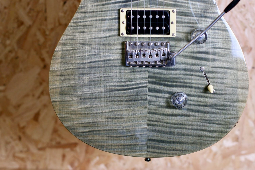 2018 PRS SE Custom 24 Trampas Green Flame Top w/Gigbag - Pre-owned