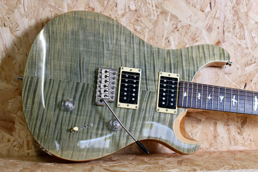 2018 PRS SE Custom 24 Trampas Green Flame Top w/Gigbag - Pre-owned