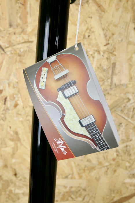 Hofner Ignition SE Club Hollow Body Bass Guitar Black - Pre-owned