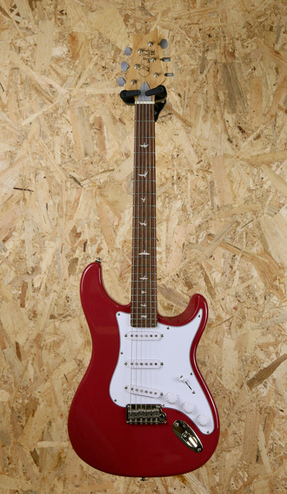 2025 PRS SE Silver Sky in Derby Red | John Mayer Signature - Pre-owned