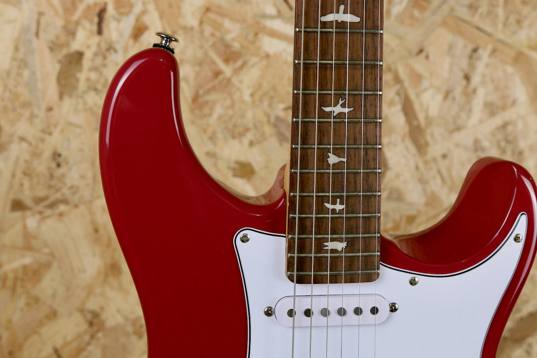 2025 PRS SE Silver Sky in Derby Red | John Mayer Signature - Pre-owned