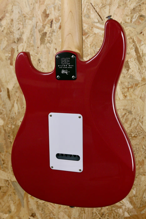 2025 PRS SE Silver Sky in Derby Red | John Mayer Signature - Pre-owned
