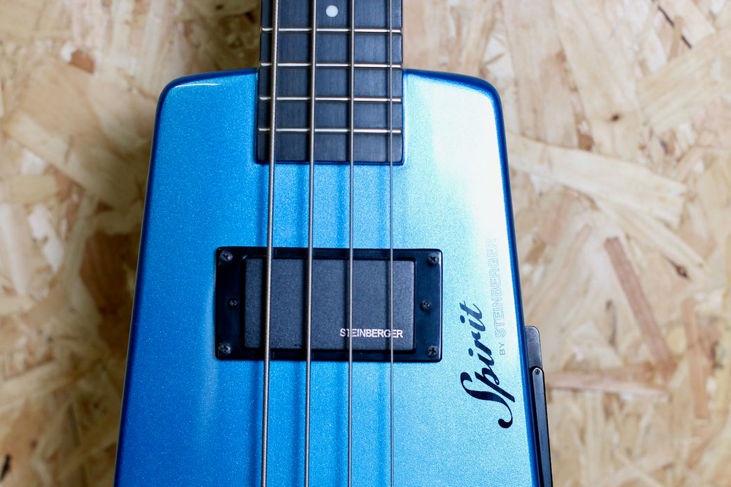 Steinberger Spirit XT-2 Headless Bass Guitar Blue - Pre-owned