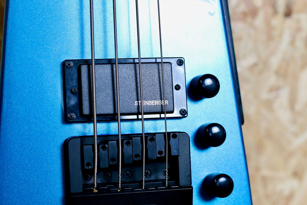 Steinberger Spirit XT-2 Headless Bass Guitar Blue - Pre-owned