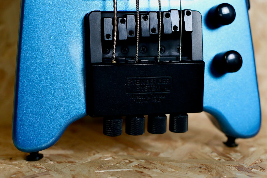 Steinberger Spirit XT-2 Headless Bass Guitar Blue - Pre-owned