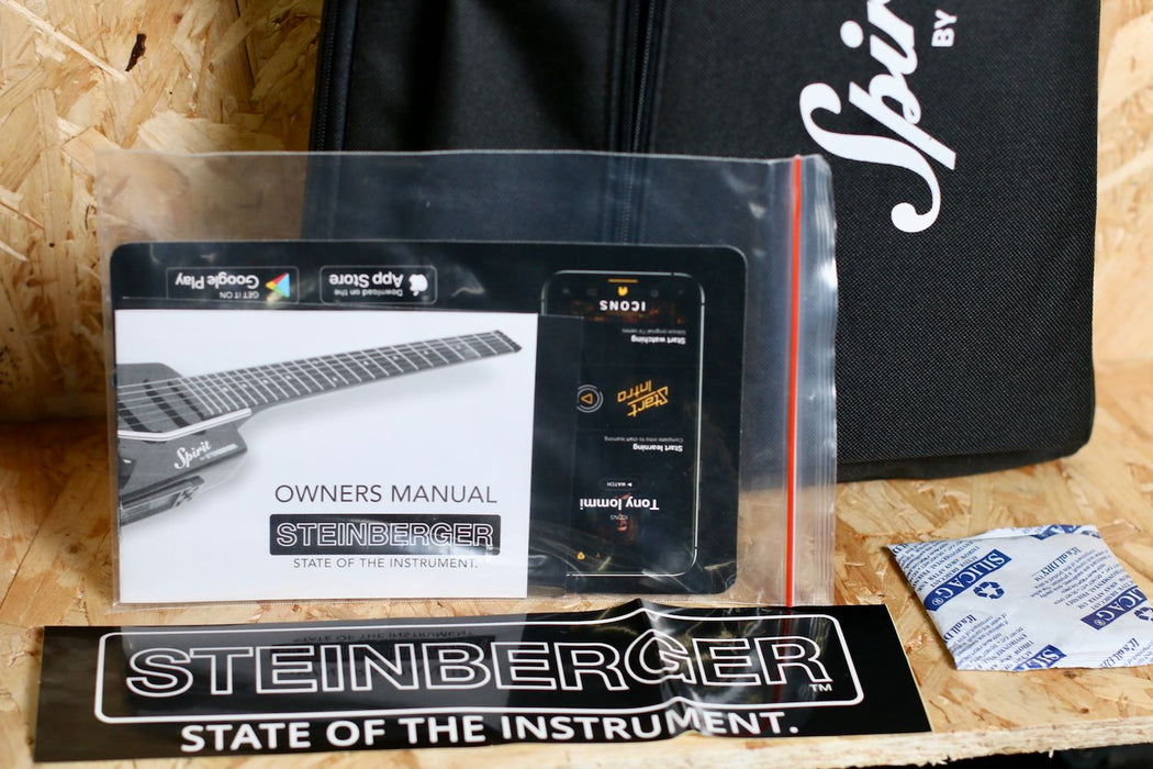 Steinberger Spirit XT-2 Headless Bass Guitar Blue - Pre-owned