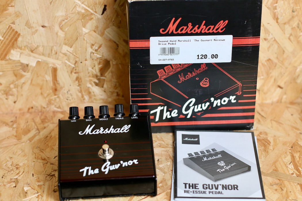 Marshall The Gov'nor Overdrive Re-issue Pedal - Pre-owned