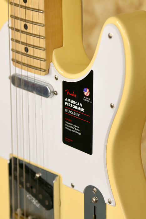 Fender American Performer Telecaster®, Maple Fingerboard, Vintage White