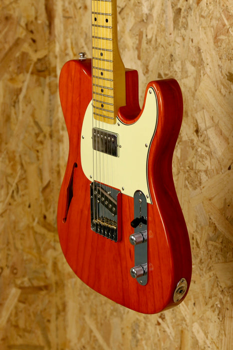 G&L Tribute Series Asat Classic Semi Hollow in Clear Orange - Pre-Owned