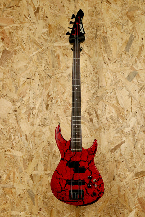 Aria Pro II CTB Series Bass Guitar in Red & Black - Pre-owned