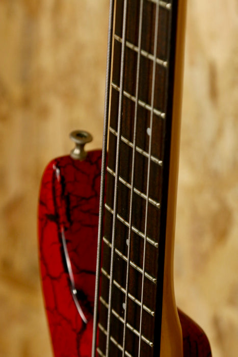 Aria Pro II CTB Series Bass Guitar in Red & Black - Pre-owned