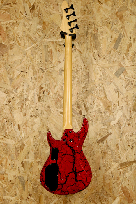 Aria Pro II CTB Series Bass Guitar in Red & Black - Pre-owned