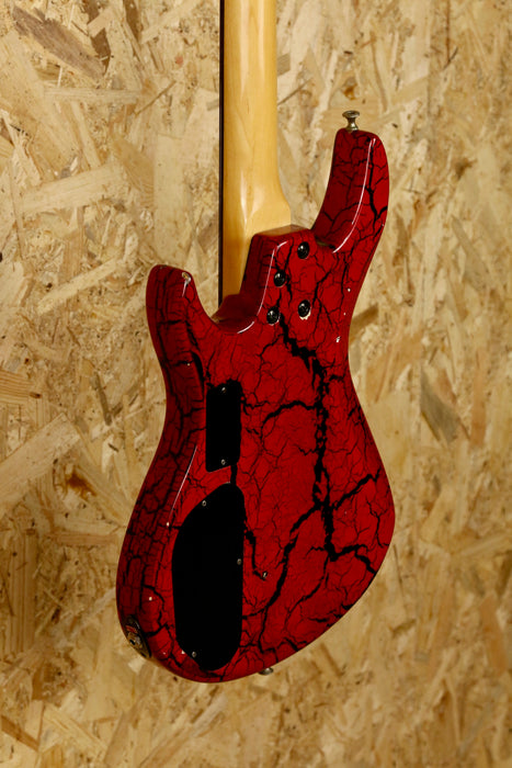 Aria Pro II CTB Series Bass Guitar in Red & Black - Pre-owned