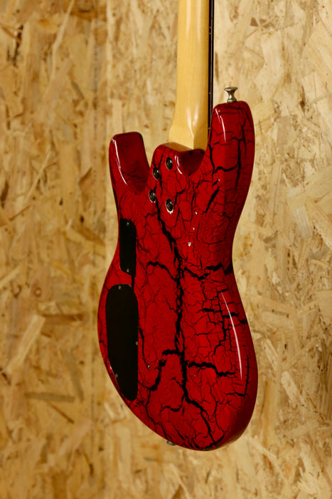 Aria Pro II CTB Series Bass Guitar in Red & Black - Pre-owned