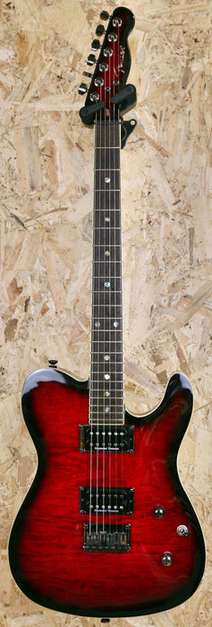 Fender Special Edition Custom FMT HH Telecaster in Black Cherry Burst - Pre-Owned