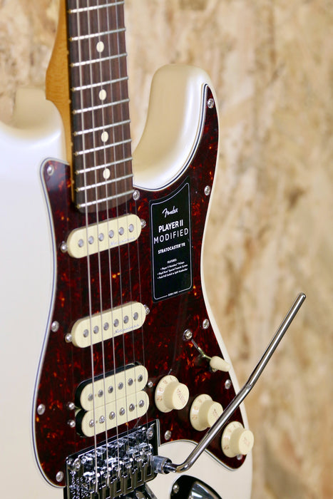 Fender Player II Modified Stratocaster - HSS Floyd Rose - Rosewood Fingerboard, Olympic Pearl