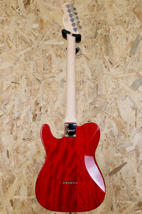 Fender Squier Affinity Series® Telecaster® FMT SH, Laurel Fingerboard, White Pickguard, Crimson Red Transparent