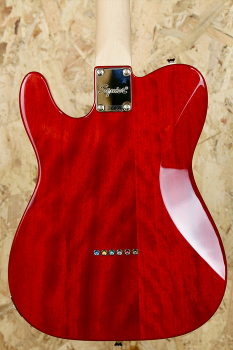 Fender Squier Affinity Series® Telecaster® FMT SH, Laurel Fingerboard, White Pickguard, Crimson Red Transparent