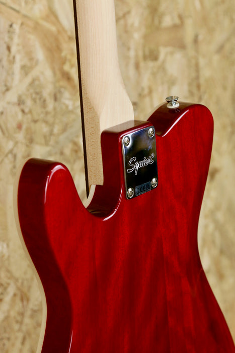 Fender Squier Affinity Series® Telecaster® FMT SH, Laurel Fingerboard, White Pickguard, Crimson Red Transparent