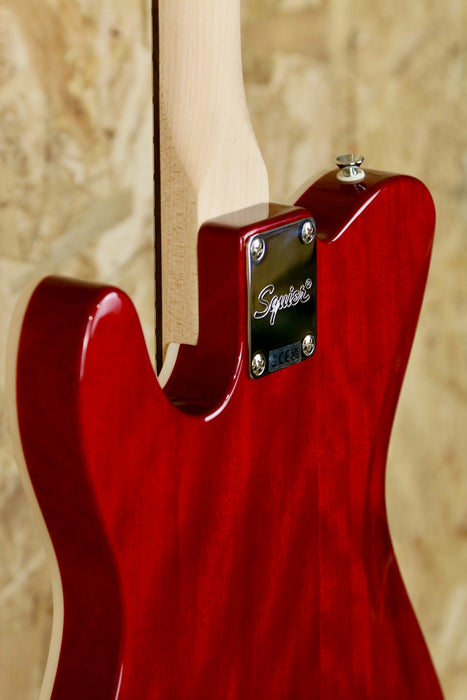 Fender Squier Affinity Series® Telecaster® FMT SH, Laurel Fingerboard, White Pickguard, Crimson Red Transparent