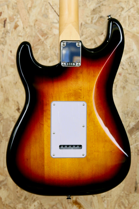 Fender Standard Stratocaster®, Laurel Fingerboard, White Pickguard, 3-Color Sunburst