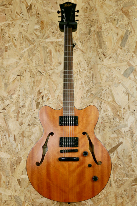 Hofner Ignition Verythin Electric Guitar Semi Hollow - Natural Stain - Pre-owned