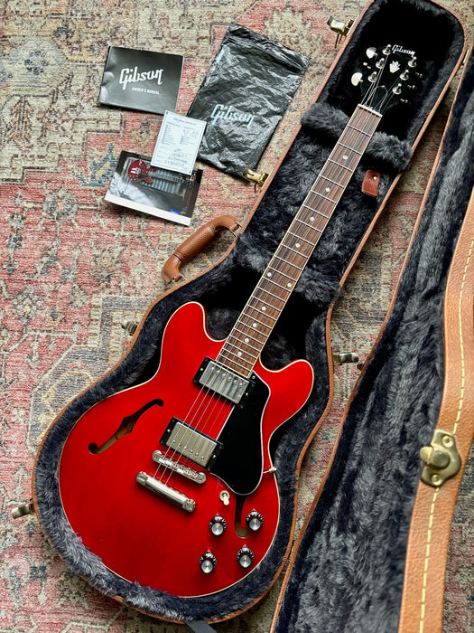 2022 Gibson ES-339 Semi Hollow 60's Cherry w/OHSC + Papers
