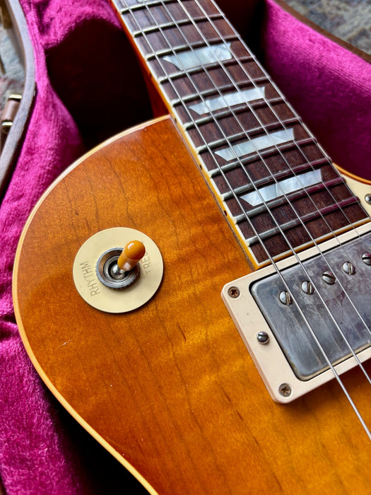 2017 Gibson Les Paul Custom Shop R8 1958 Historic Re-issue - Honey Burst - VOS